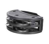 TOYANDONA Instrument Percussion Au Pied et Métal Tambourin Jingles et Sûr Créateur de Rythmes pour Design Demi-lune Antifadigue et Percutant