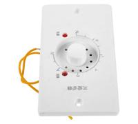 TOYANDONA Interrupteur de Commande de Vitesse Réglage Vitesse pour Plastique Blanc, Compatibilité Large Ventilateur de Cheminée Électrique pour Usage Domestique en Environnement Chauffant