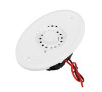 TOYANDONA Interrupteur de Thermostat Mécanique Blanc Protection la Surchauffe, Commande de Vitesse pour Ventilateur de Cheminée en Plastique