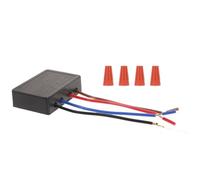 TOYANDONA Interrupteur Tactile pour Lampe de Table à Variateur LED 4 Niveaux en Plastique Noir Capuchons de Câblage, Réglage Facile Luminosité pour Éclairage Intérieur