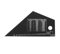 TOYANDONA Jauge de Hauteur des Cordes pour Guitare Outil de Réglage de L'action des Cordes Multifonction Compatible Guitares Électriques et Acoustiques, Règle de Luthier avec Échelle en Mm