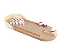 TOYANDONA Jeu de Bowling de Table Mini Set Familial Interactif pour Garçon Fille et Adultes Jeu de Quilles Compact et Sécurisé pour Loisirs et Réunions