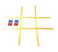 TOYANDONA Jeu de Morpion Géant D’Extérieur Sangles Portable et Résistant aux Intempéries Taille XXL pour Jardin et Pelouse Activité Familiale pour Fête en Plein Air et Loisirs Itinérants