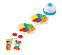 TOYANDONA Jeu de Puzzle Éducatif pour Garçon Fille Éveil Blocs Interaction Parent-garçon Fille Entraînement Concentration et Motricité Fine Adapté Aux Garçons et Filles Dès la Naissance