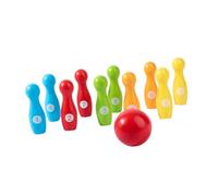 TOYANDONA Jeu Éducatif de Quilles Bois Colorées pour Garçon Fille Montessori Cadeau Garçon Fille pour Éveil et Motricité