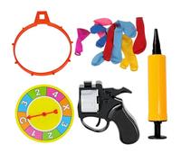 TOYANDONA Jeu Roulette Russe Lanceur de Ballons Plaque Rotative Jouet Interactif de Fête pour Anniversaire Famille Activité Entreprise Prop Farce Accessoire Couleur Aléatoire