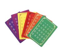 TOYANDONA Jeux de Cartes Télépathiques 5 Sets, de Lecture de Pensée Numérique, Cartes Interactives pour Tours de Magie et Spectacles, Accessoires Magiques pour Scène, Lecture Mentale