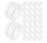 TOYANDONA Joint D'étanchéité en Silicone 16mm pour Système D'irrigation Goutte à Goutte, 100 Pièces, Installation Facile, Adapté aux Dispositifs de Micro-Aspersion en Jardinage Moderne