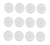 TOYANDONA Joint D'étanchéité en Silicone pour Biberon Large Bouche, Rondelle Étanchéité Blanche, Lot de 12 Set de Pièces, Accessoires Bébé pour Conservation Lait Maternel Sécurisée,