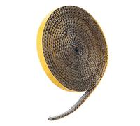 TOYANDONA Joint Étanchéité Plat Autocollant pour Poêle à Corde de Résistante Haute Température Bande pour Porte de Four et Insert Cheminée Accessoire de Remplacement