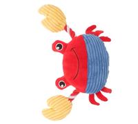 TOYANDONA Jouet à Mâcher pour Chien en Peluche Crabe Résistant Couineur pour Petits Chiens pour Jouer Et Soulager L'ennui