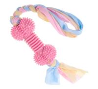 TOYANDONA Jouet à Mâcher Résistant pour Chiot Coloré l en Coton Tressé Solide, Jouet Interactif à Tirer Renifler pour Chien, pour Jeu Et Stimulation Canine