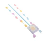 TOYANDONA Jouet Interactif pour Chat Peluche Forme Sucette Couleur Macaron Doux pour Chatons Jouer à Intérieur