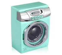 TOYANDONA Jouet Machine À Laver Simulée en Plastique Bleu Ciel | Développer Ses Capacités Pratiques, Jouet Éducatif Pour Bébé, Couleurs Vives, Cadeau Pour Bébé