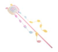 TOYANDONA Jouet pour Chatons Intérieur Peluche Long Couleur Macaron Forme Sucette pour Mordiller Et Jouer