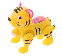 TOYANDONA Jouet Tigre Jouets pour bébé 2022 Jouet électrique Jouet éducatif interactif Jouet du Jouet en Peluche Animal Jouets musicaux de fête Mascotte Tigre Jouet Plastique
