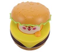 TOYANDONA Jouets De Voiture Hamburger Modèles De Voitures Jouets à Tirer Voiture à Entraînement par Inertie Figurine Corgi De Construction Kaki Plastique