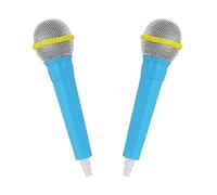 TOYANDONA Jouets Éducatifs 2Pcs Microphone Enfants Chanter Jouet Enfants Interactif Microphone Joue pour Bébés Tout- Petits Ciel Bleu Portatif