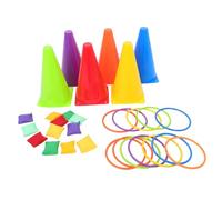 TOYANDONA Jouets Sportifs en Plein Air pour Enfants Lancer Un Jeu D'activité Tossage De Seau De Sacs Toy Rague De Jeux De Sport Sac De Haricot Lancer des Jeux D'extérieur