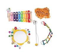 TOYANDONA Jouets Suspendus pour Poulets Jouets Interactifs Colorés et Durables pour Poules et Poussins Balançoire Poulet Facile à Installer et Accessoires de Jeu pour Oiseaux de