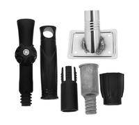 TOYANDONA Kit 5 Pièces D’Embouts Adaptateurs pour Manche à Balai 1 Pouce, Embout Fileté en Acier Inoxydable, Aluminium et Aluminium, Raccord Télescopique, Compatible Balai Serpillière pour