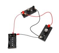 TOYANDONA Kit Circuit Électrique Éducatif pour Garçon Fille Expériences Scientifiques avec Ampoules et Interrupteur Matériel Pédagogique pour École Primaire Apprentissage Manuel et