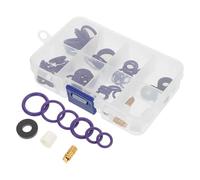 TOYANDONA Kit D'assortiment de Joints Toriques Installation Facile en Caoutchouc Boîte 8 Compartiments Ambiance Estivale sans Fuite pour Climatisation Voiture