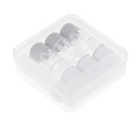 TOYANDONA Kit de 3 Boîtes à Lentilles Transparentes Étanches avec Pince et Flacon de Solution Boîte de Rangement pour Lentilles de Contact Réutilisable Voyage et Usage Quotidien