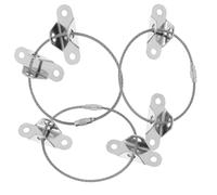 TOYANDONA Kit de 3 Sangles Anti-basculement pour Meubles en Acier Inoxydable, Dispositif de Sécurité Multifonction pour Commode, Armoire et Tiroirs, Fixation Murale pour Protection Bébé,
