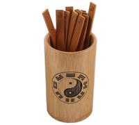 TOYANDONA Kit de Bâtonnets de Fortune Chinois en Bambou pour Divination I Ching Portable Design Traditionnel, pour Maison et Bureau Feng Shui