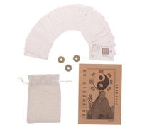 TOYANDONA Kit de Divination I Ching Complet avec Cartes Hexagrammes et Guide Instruction Feng Shui Parfait pour Débutants Cherchant Richesse et Succès