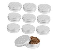 TOYANDONA Kit de Dressage à L'Odorat pour Chiens Lot de 10 Récipients en Aluminium Boîte Anti- Accessoire Pratique pour L'Entraînement des Chiens Éducation Positive