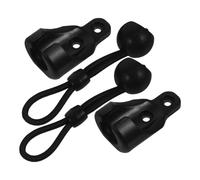 TOYANDONA Kit de Fixation Élastique pour Stores Enrouleurs 2 Pièces Vis et Bouchons, Attache Anti-Vent Réglable pour Stores D’Intérieur ’Extérieur, Accessoires Pratiques pour Quincaillerie