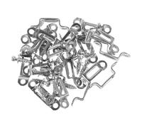 TOYANDONA Kit de Fixation Invisible Boucle Combinée en Acier Inoxydable 50 Pièces Fiable et Facile à Retirer pour Meubles pour Assemblage et Combinaison de Meubles