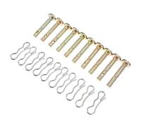 TOYANDONA Kit de Goupilles de Cisaillement et Goupilles Fendues Compatibles pour Souffleur de Durable et Aux Dégâts