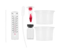 TOYANDONA Kit de Matériaux pour Thermomètre DIY Expérience Scientifique Éducative pour Garçon Fille sur Expansion Contraction Thermique Projet Stem Complet Maison École