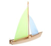 TOYANDONA Kit de Modélisme Bateau Voilier Bois à Assembler Soi Même Éducatif DIY Construction Facile pour Garçon Fille Cadeau Créatif pour Apprentissage Manuel Couleur