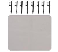 TOYANDONA Kit de Nettoyage Appareils Auditifs 9 Pièces - 1 Chiffon Sec 8 Brosses en Abs Tête en Tissu - Accessoires Universels pour Prothèses Auditives, pour Voyage et Couleur Aléatoire