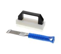 TOYANDONA Kit de nettoyage de peignes pour ailettes de condenseur de | Brosse de nettoyage à poils rigides, pour la réparation des ailettes des unités de climatisation, réfrigérateurs,