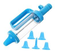 TOYANDONA Kit de Pâtisserie pour Gâteaux et Cupcakes Bleu Lac Outil Injection de Farce et Presse Biscuit Ergonomique Accessoires de Cuisine pour Décoration et Remplissage de Réutilisable