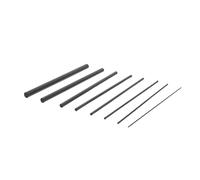 TOYANDONA Kit de Réparation 8 Pièces pour à Pêche en Fibre de Carbone Renfort Solide pour Spinning et Casting Accessoires Légers Compatibles Eau Douce et Eau Salée