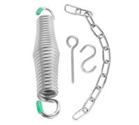 TOYANDONA Kit de Ressorts Galvanisés pour Hamac Suspendu Accessoires Robustes pour Balançoire de Terrasse Suspension Stable et Silencieuse pour Chaise Suspendue Extérieure