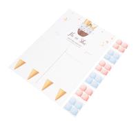 TOYANDONA Kit de Révélation du Bébé avec 1 Affiche et 36 Autocollants de Vote, Décoration pour Fête Révélation Genre, Cartes à Gratter Garçon Fille, Accessoire Shower pour Anniversaire et