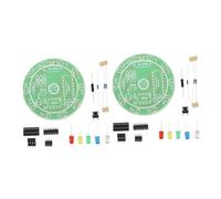 TOYANDONA Kit de Soudure Électronique Pratique 2 Sets en Plastique Vert avec Composants Électroniques pour Apprentissage Personnel et Enseignement Scolaire Débutants Ingénieurs