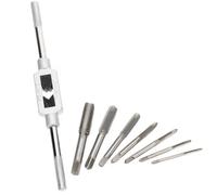 TOYANDONA Kit de Taraudage Filière en Acier Allié Argenté, 1 Set Chic pour Filetage et Correction de Trous de Vis le Bois Tendre