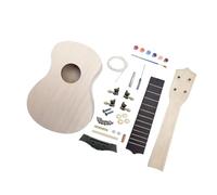 TOYANDONA Kit de Ukulélé DIY 21 Pouces en Tilleul Léger et Solide Kit de Guitare à Peindre à la Main Matériel Complet pour Assemblage Créatif pour Loisirs et Apprentissage Musical