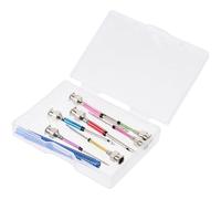 TOYANDONA Kit d'Outils de Couture Soi-Même pour Broderie au Point Compté, Aiguilles à Poinçonner Interchangeables en Alliage, Usage Quotidien, pour Travaux d'Aiguille et Punch Needle,