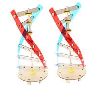 TOYANDONA Kit Éducatif Double Bois Modèle Scientifique Auto Assemblable pour Cours de et Projets Scolaires