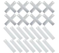 TOYANDONA Kit Électrode de Batterie Connexion Facile aux Multimètres 20 Pièces en Cuivre Accessoires Manuel D'instructions pour Projets Éducatifs Scolaires pour Démonstrations en Classe