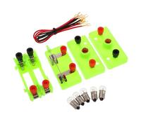 TOYANDONA Kit Expérimentation Électrique pour Lycée des Circuits Série et Matériel Éducatif Scientifique pour Apprentissage Scolaire et Projets Stem